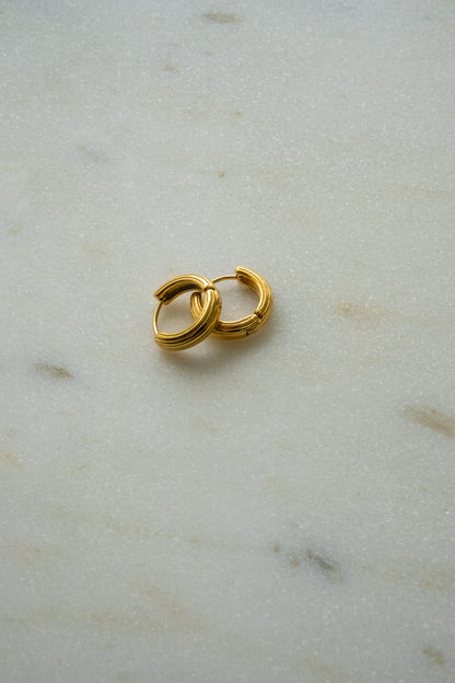 Textured Hoop Earrings