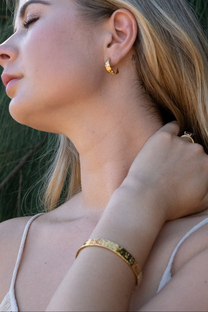 Hammered Cuff Bangle