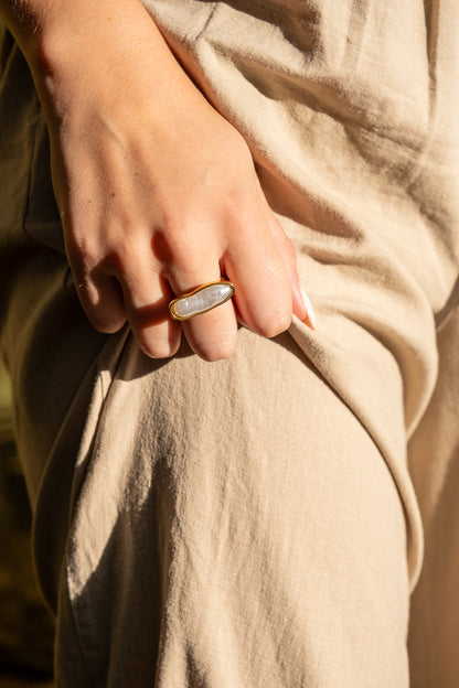 Irregular Pearl Ring