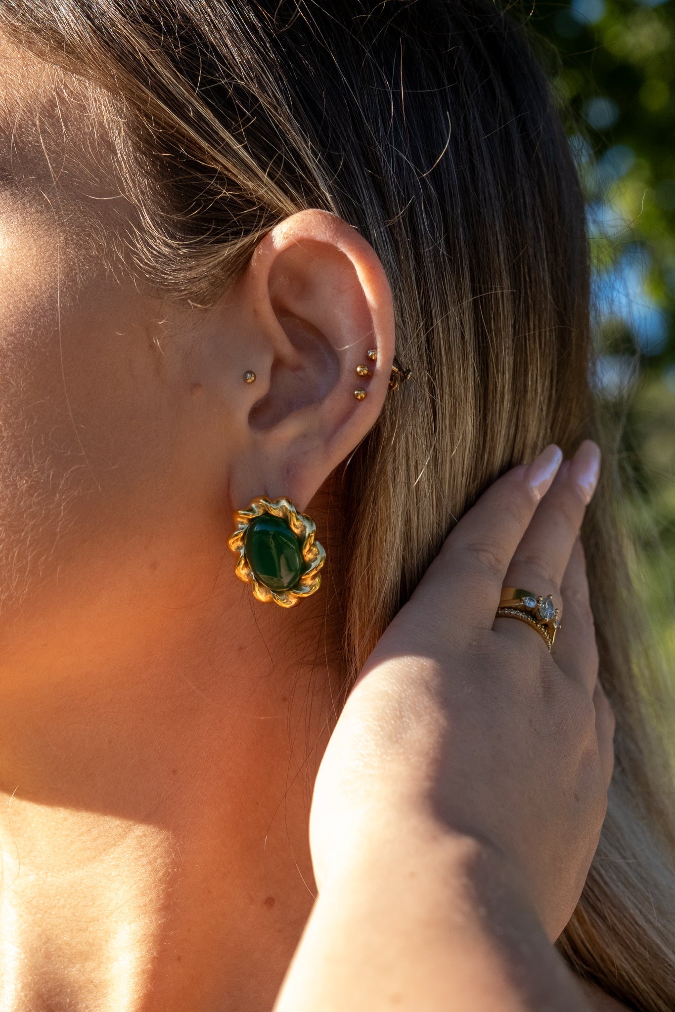 Agate Earrings