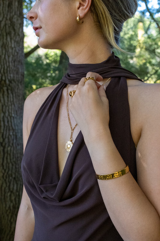 Sun Pendant Necklace