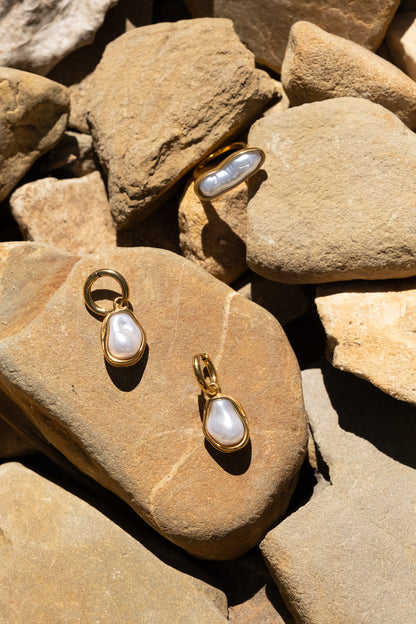 Irregular Pearl Earrings